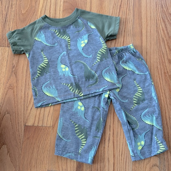 Carter’s Dino Pajamas 12 Months - Picture 1 of 4
